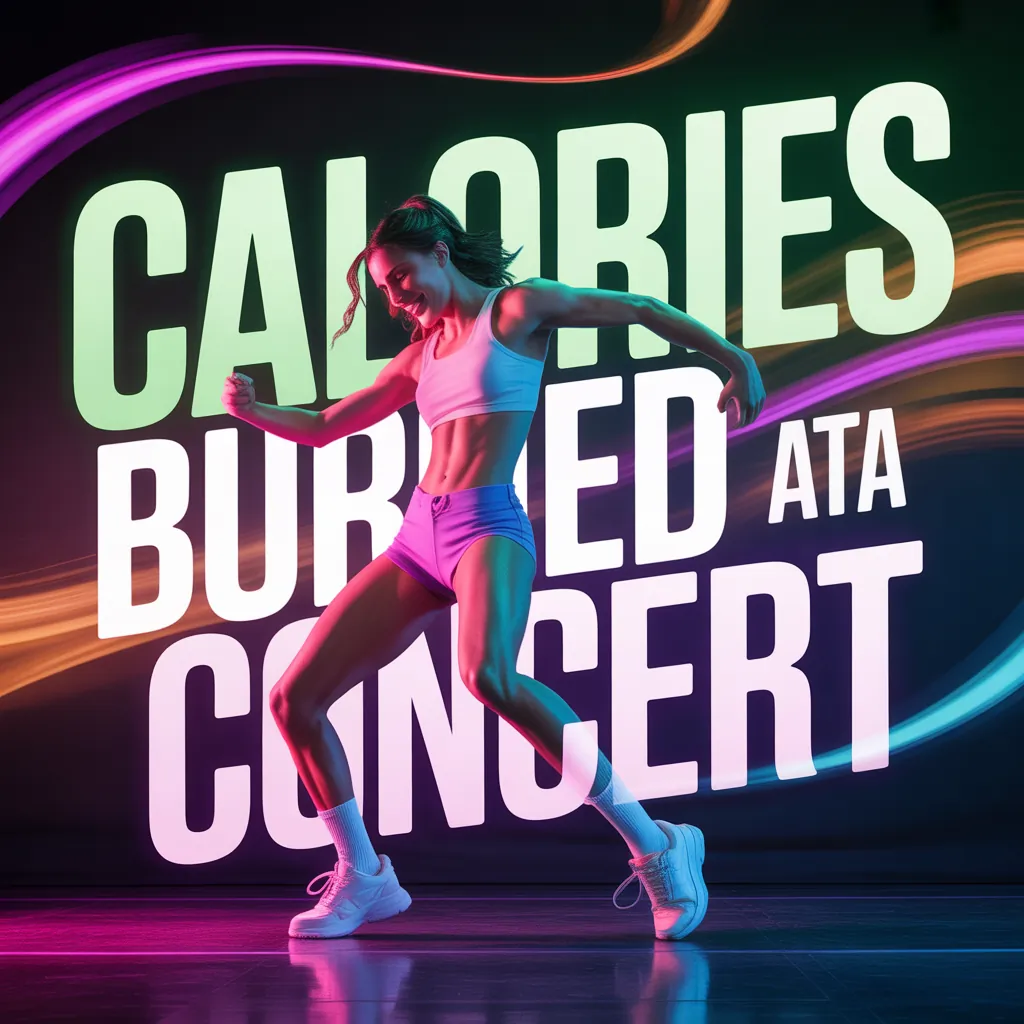 how many calories do you burn at a concert