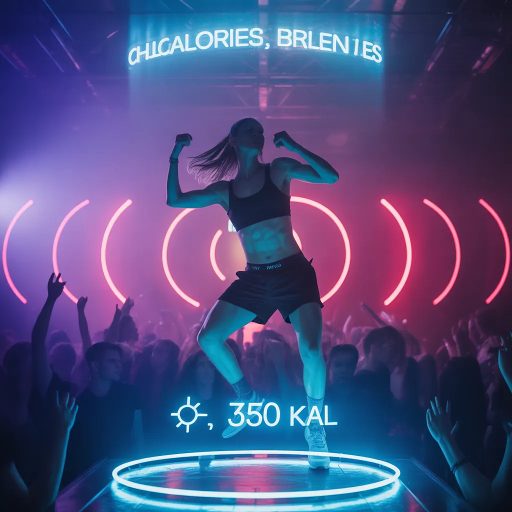 how many calories do you burn at a concert