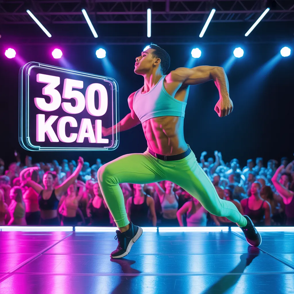 how many calories do you burn at a concert