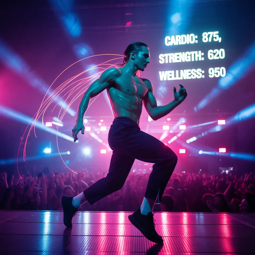 how many calories do you burn at a concert