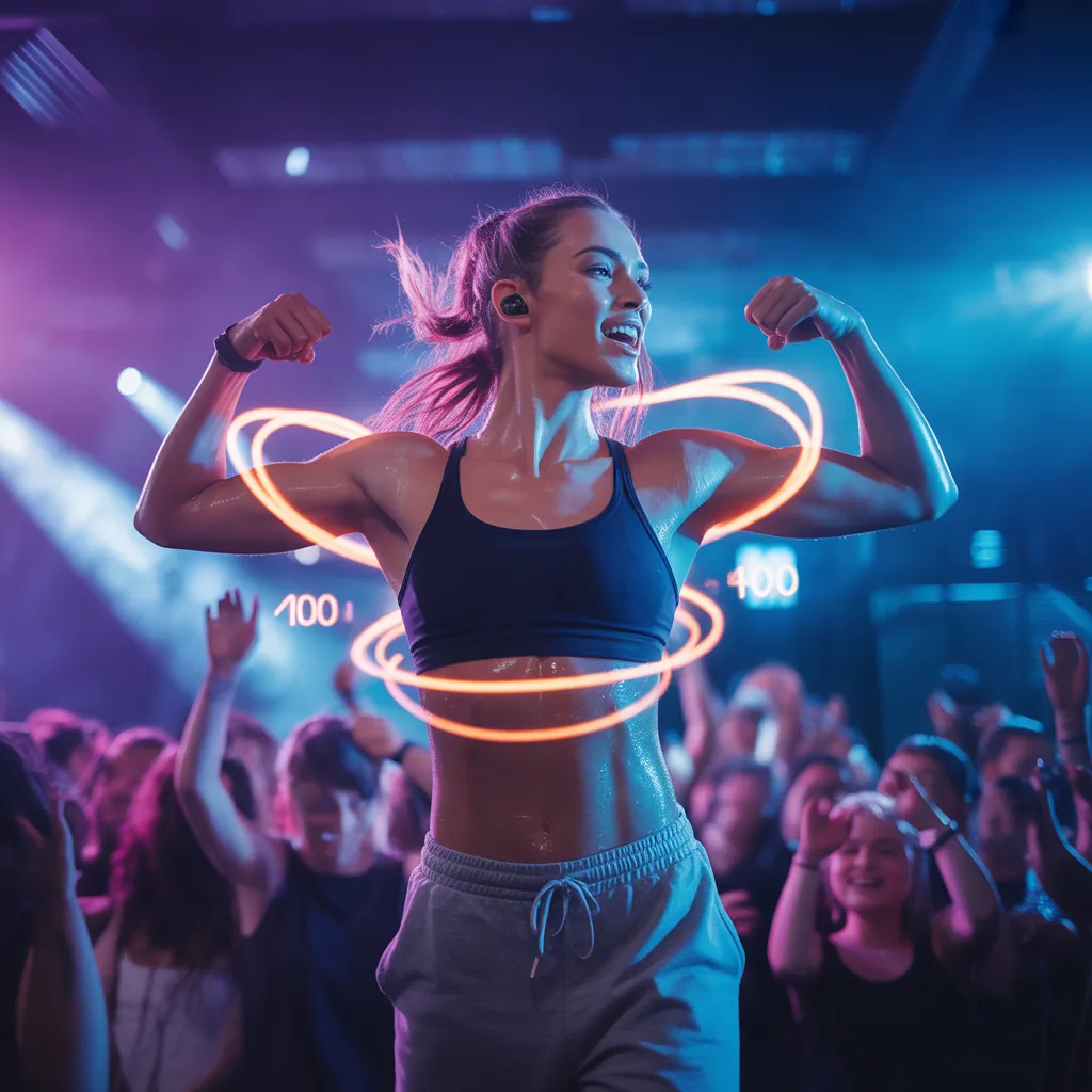 how many calories do you burn at a concert