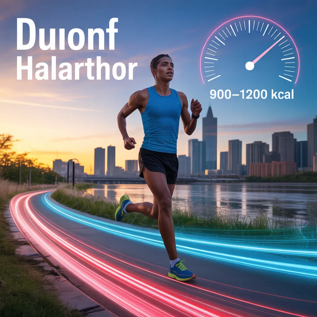 how many calories do you burn in a half marathon