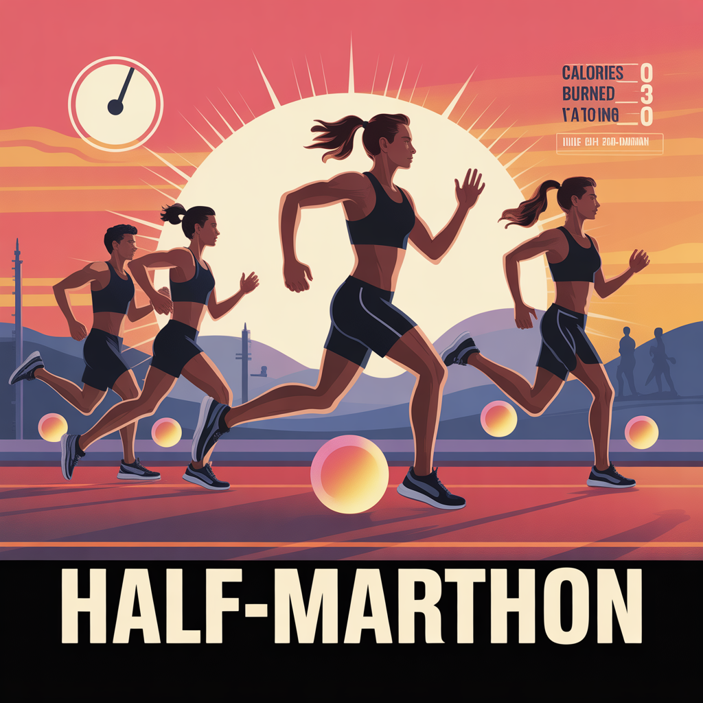how many calories do you burn in a half marathon