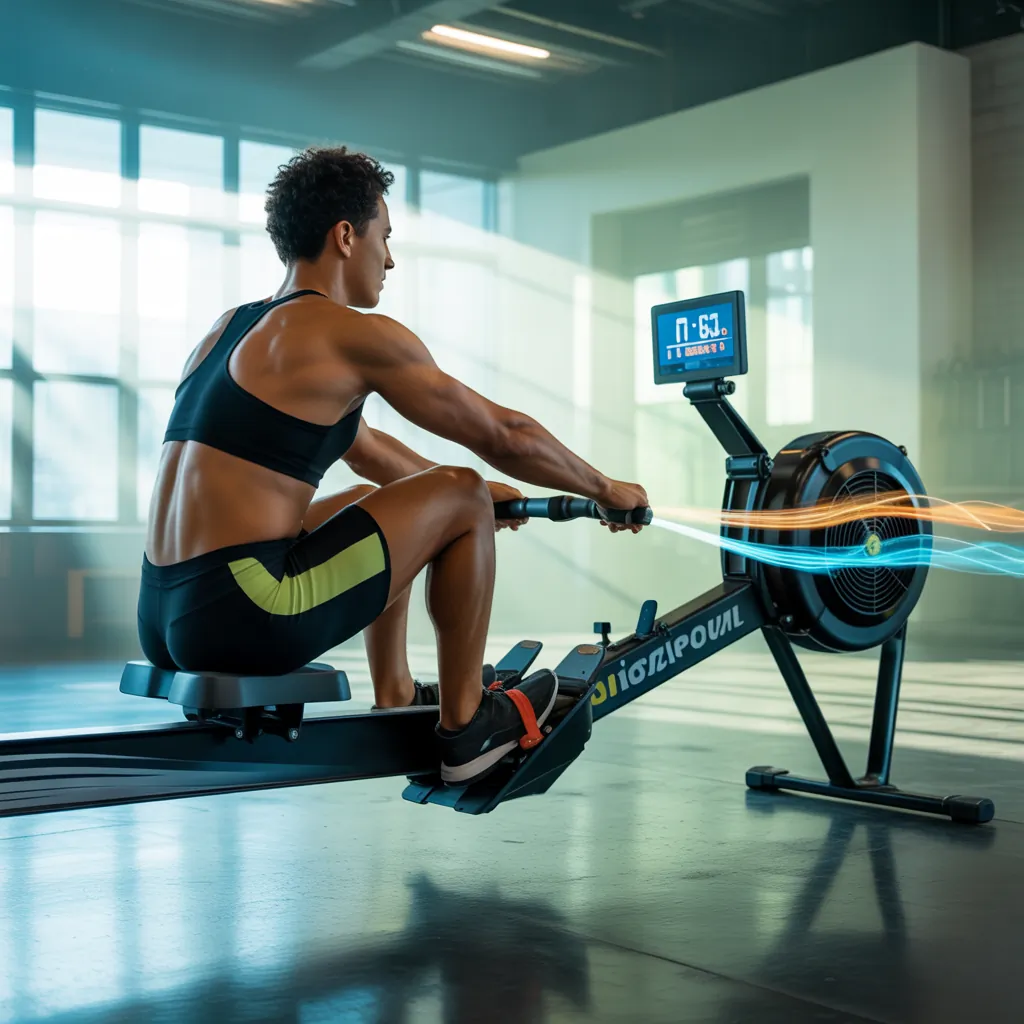 how many calories do you burn on a rowing machine