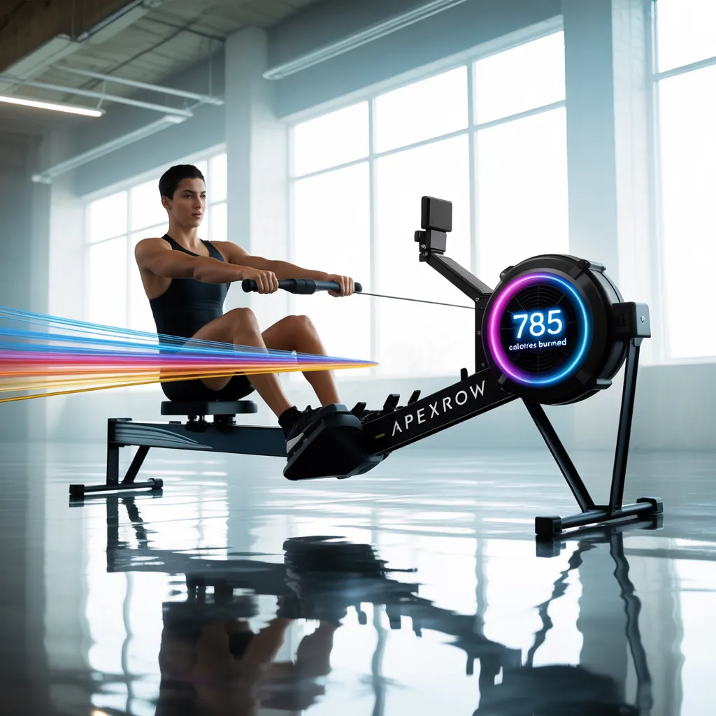 how many calories do you burn on a rowing machine
