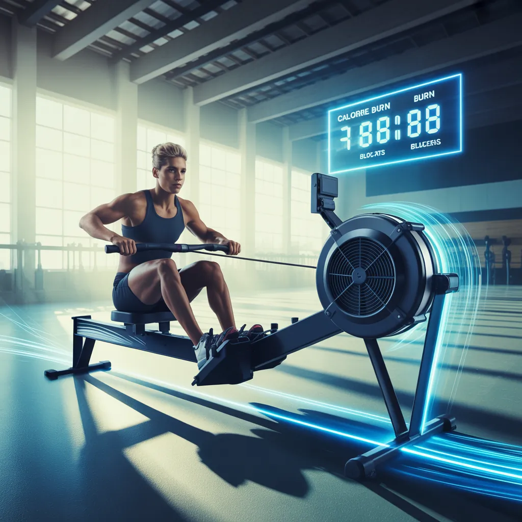 how many calories do you burn on a rowing machine