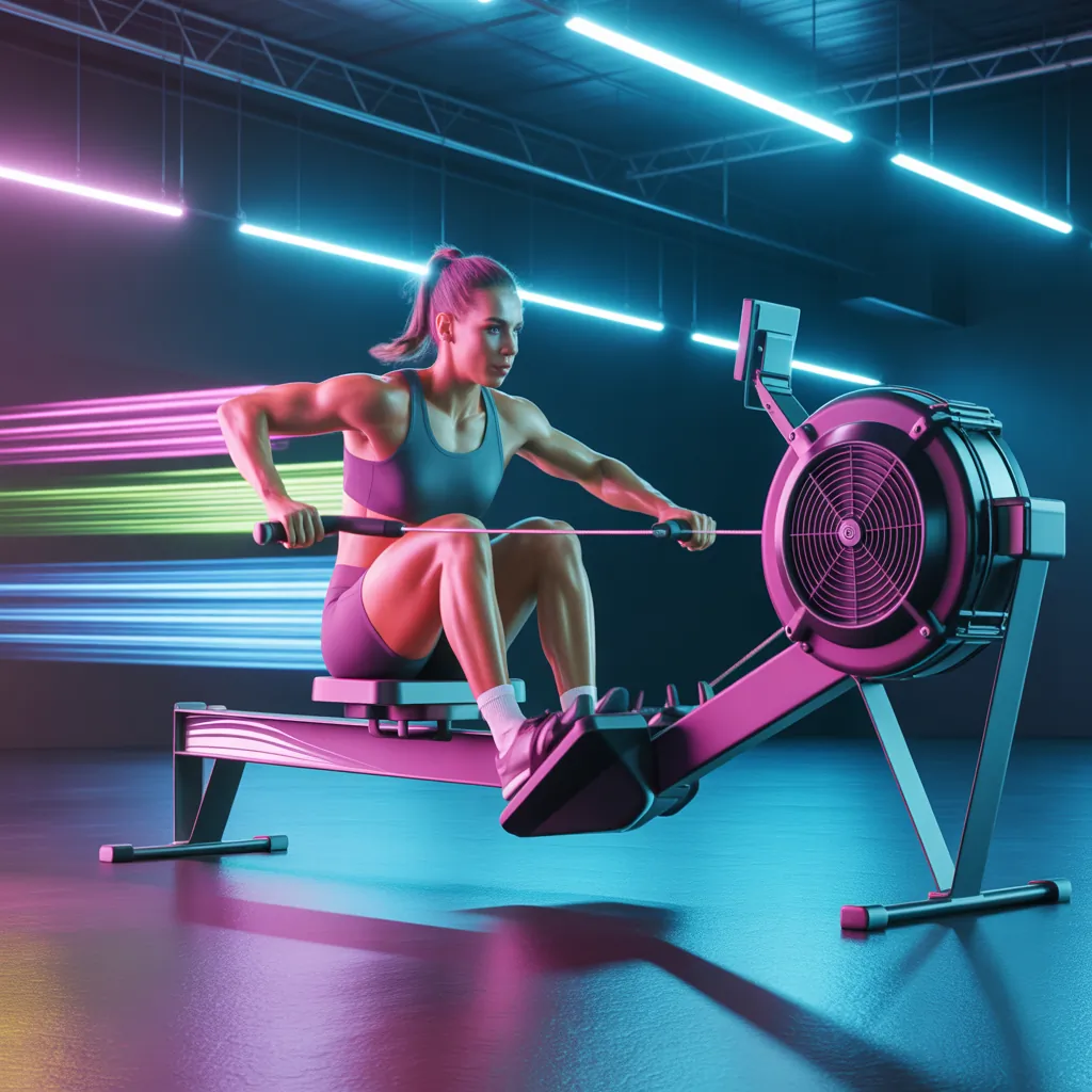 how many calories do you burn on a rowing machine