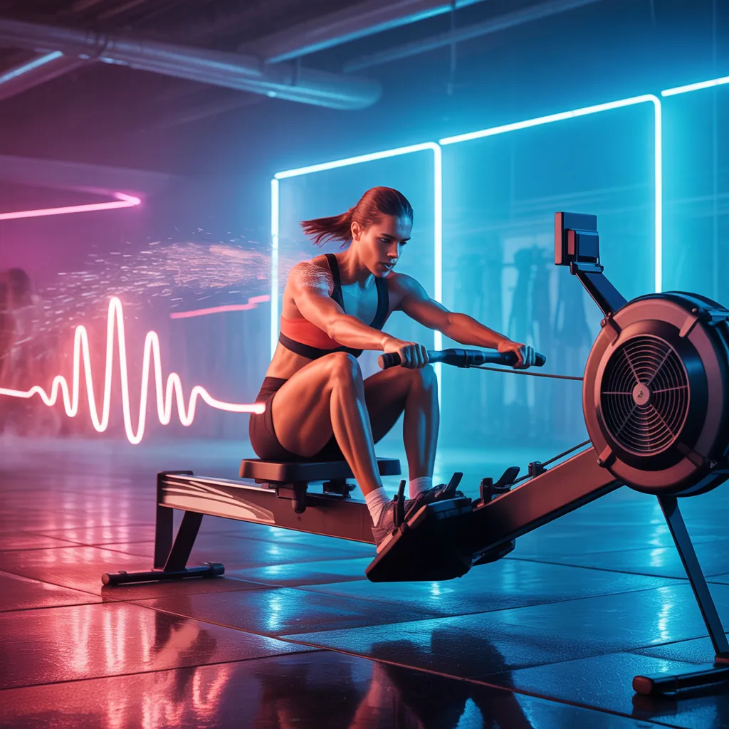 how many calories do you burn on a rowing machine