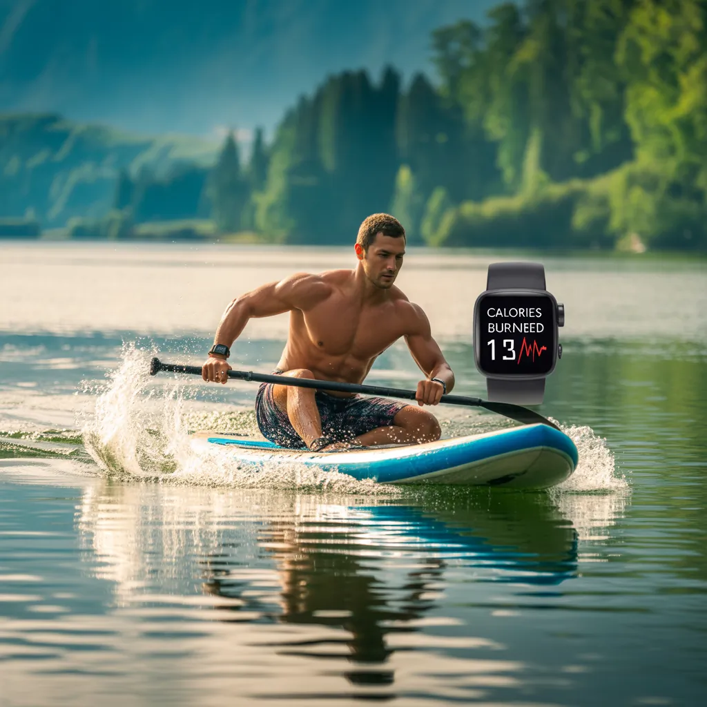 how many calories do you burn paddle boarding