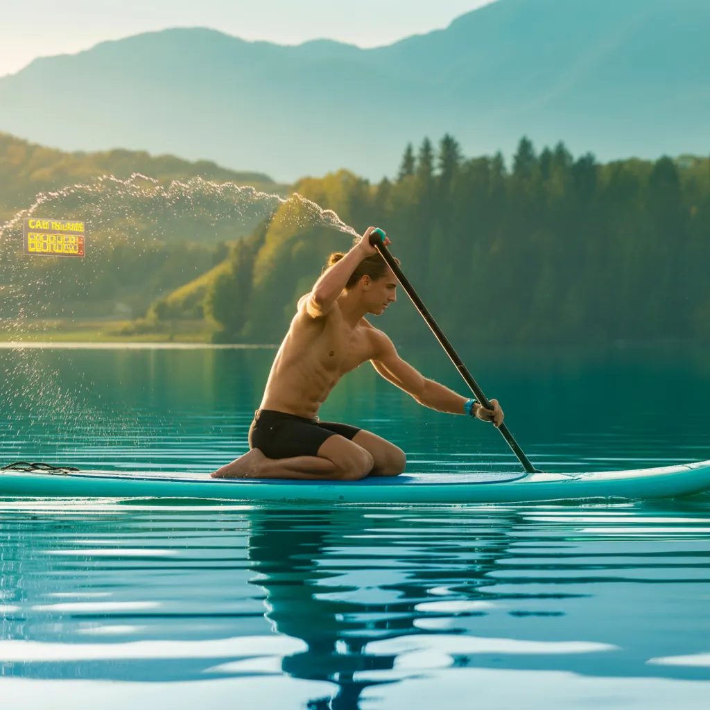 how many calories do you burn paddle boarding