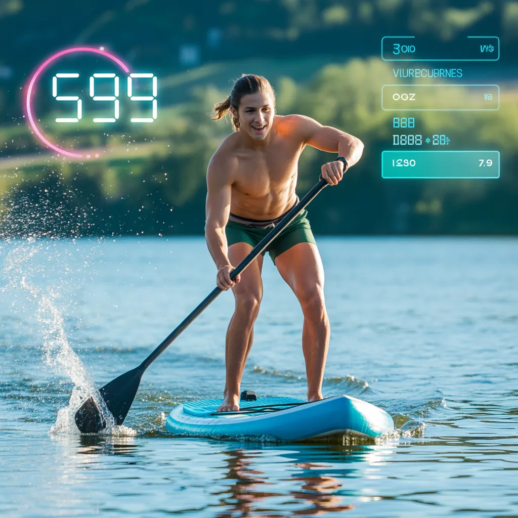 how many calories do you burn paddle boarding