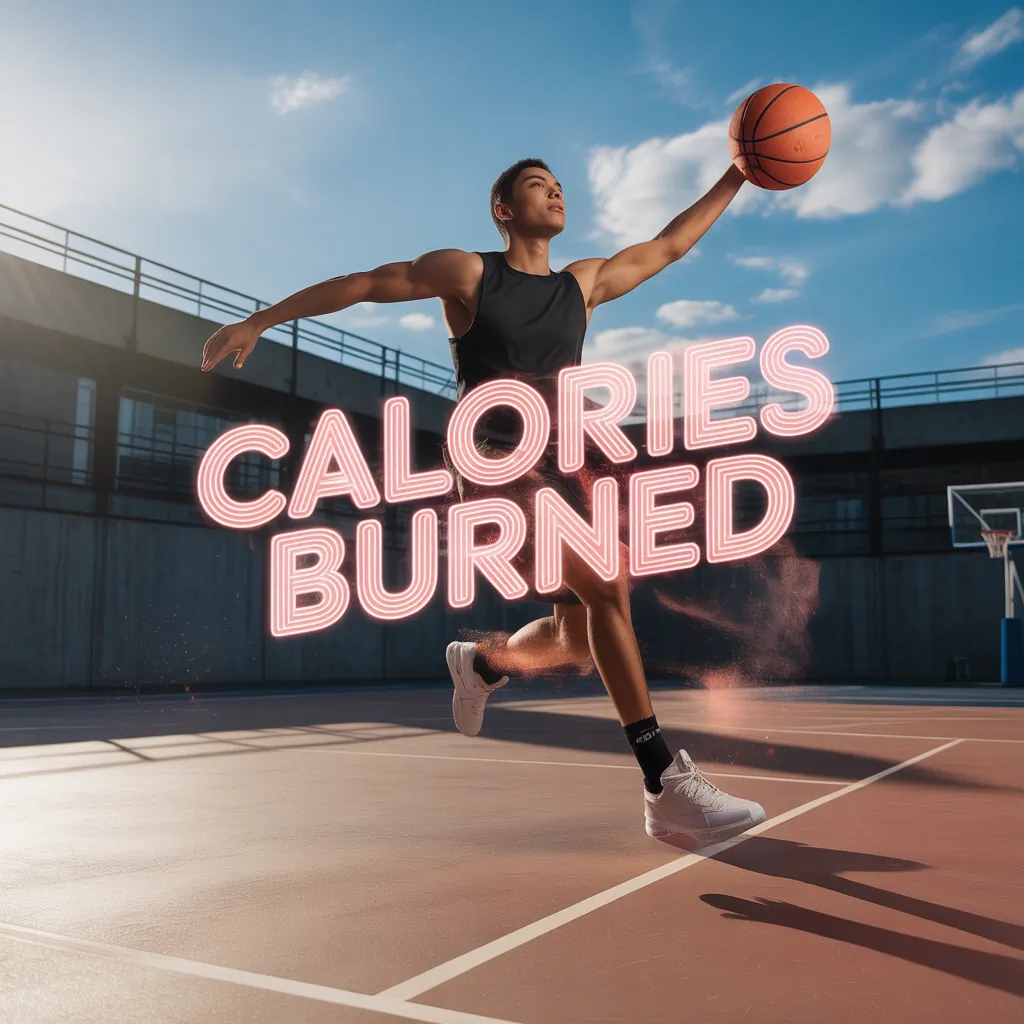 how many calories do you burn playing basketball