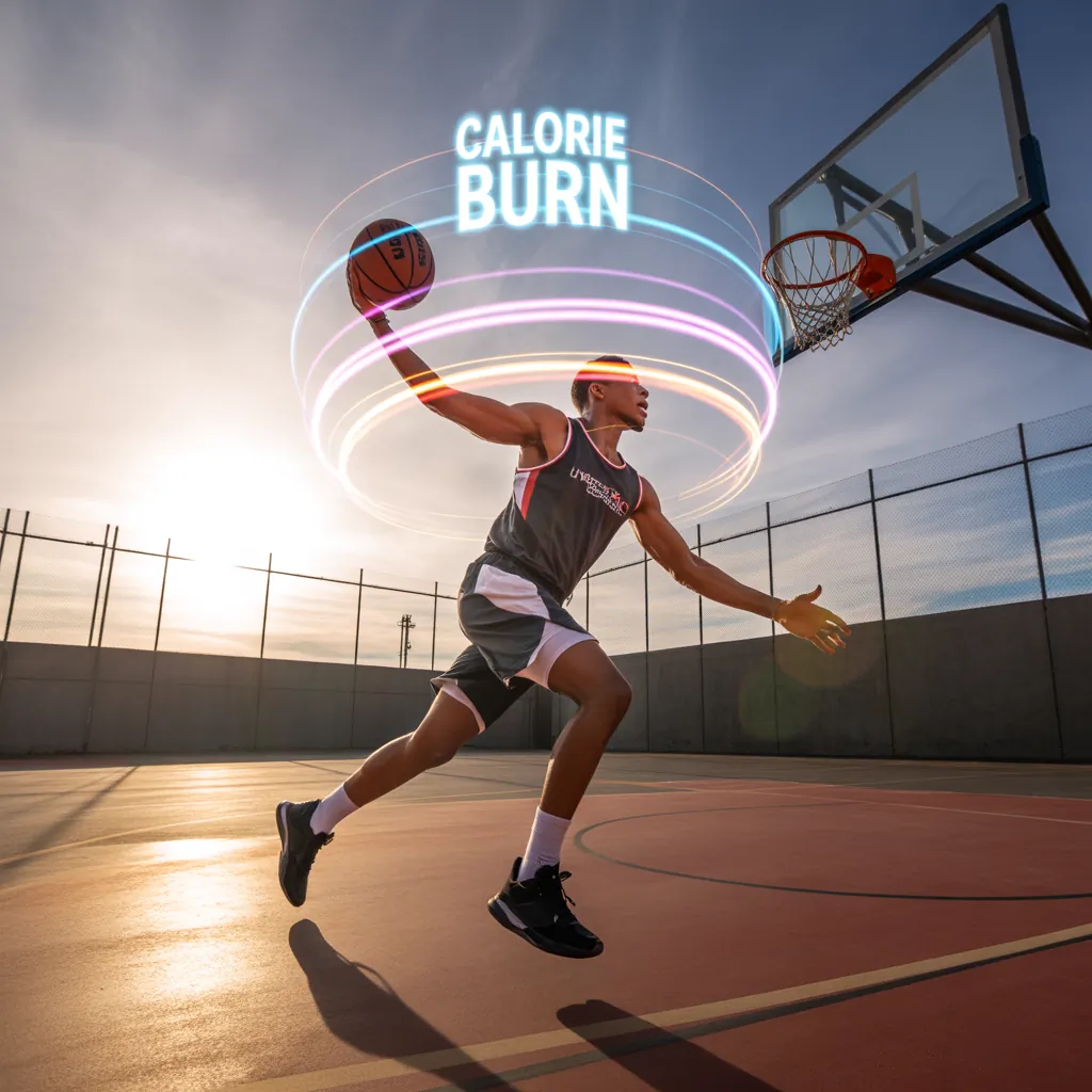 how many calories do you burn playing basketball