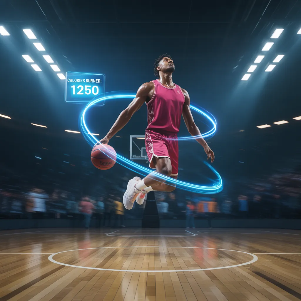 how many calories do you burn playing basketball