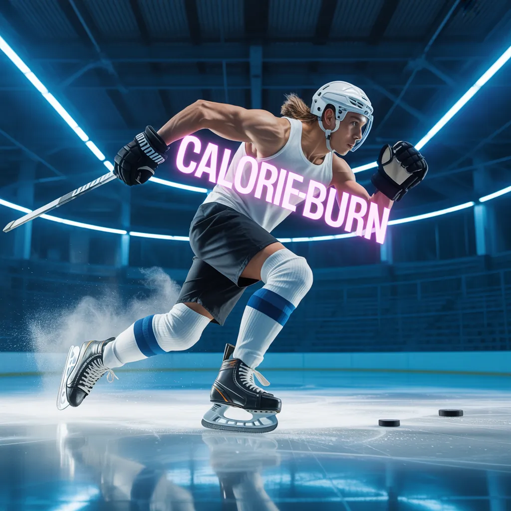 how many calories do you burn playing hockey