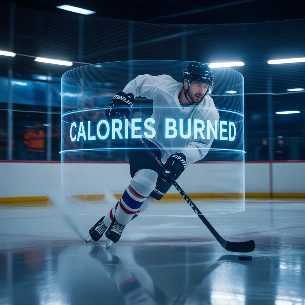 how many calories do you burn playing hockey