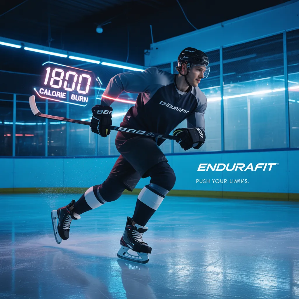 how many calories do you burn playing hockey