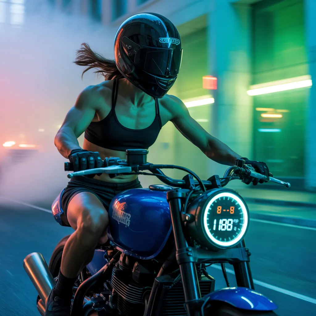 how many calories do you burn riding a motorcycle