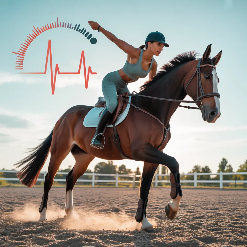 how many calories do you burn riding horses