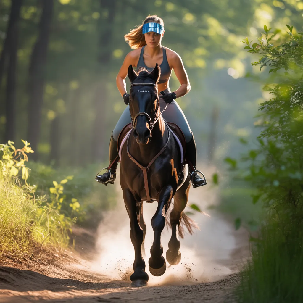 how many calories do you burn riding horses