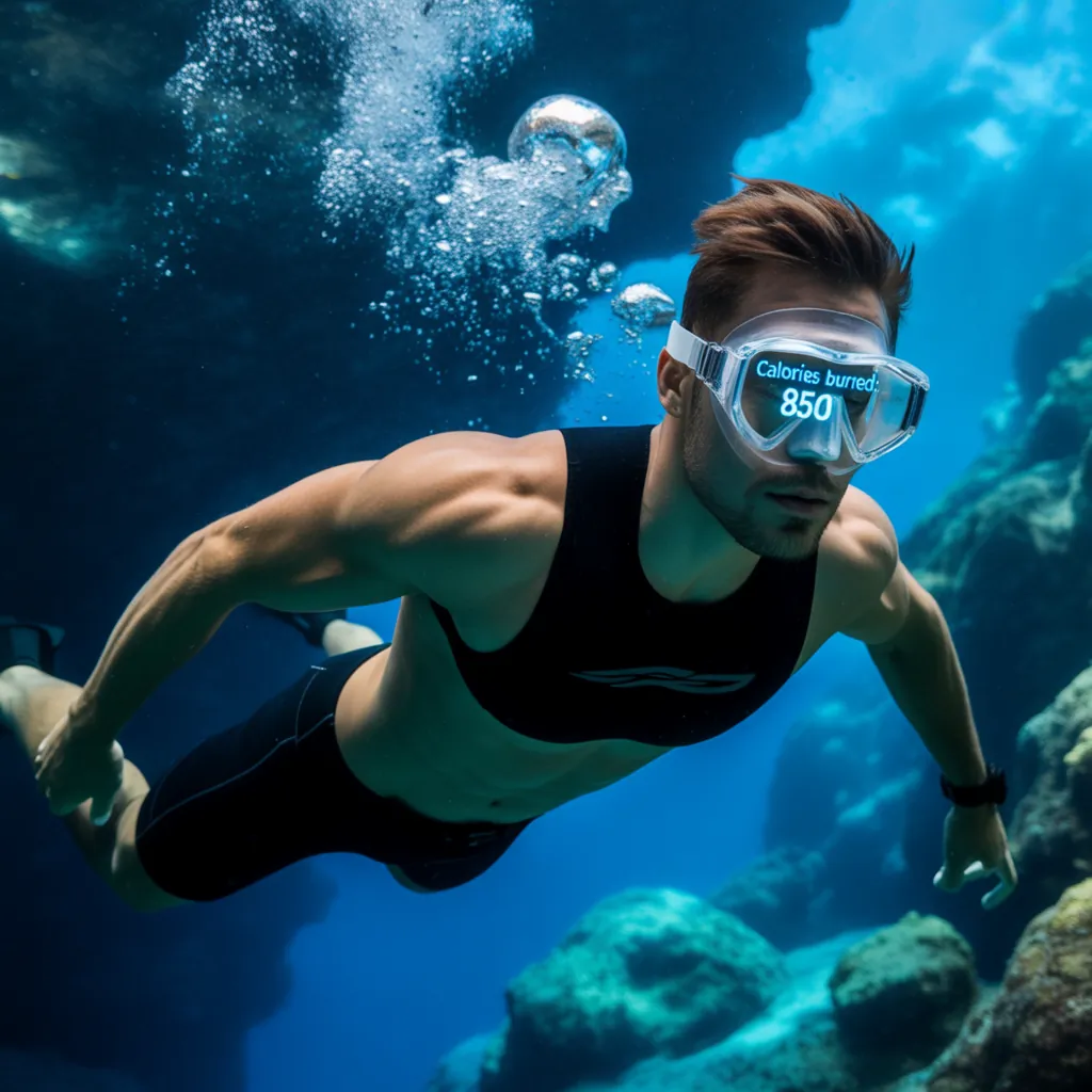 how many calories do you burn scuba diving