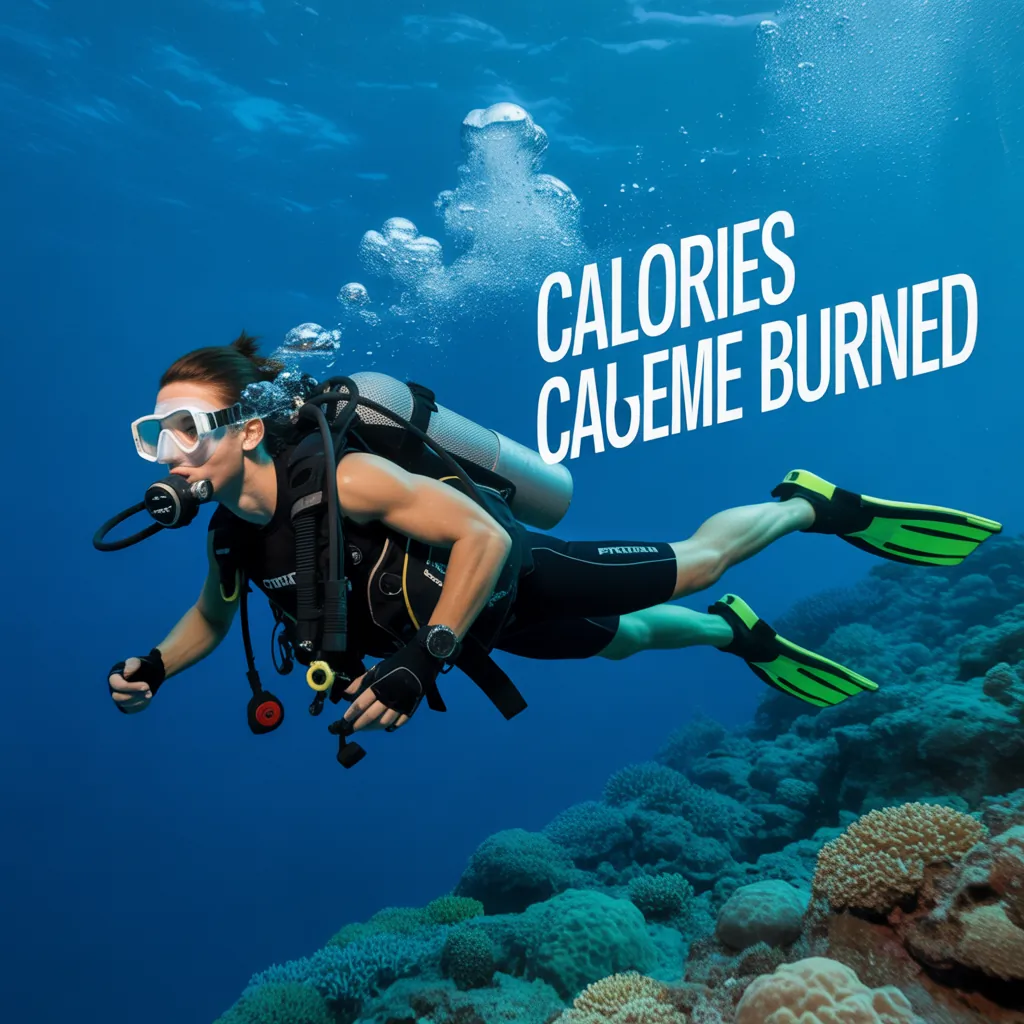 how many calories do you burn scuba diving
