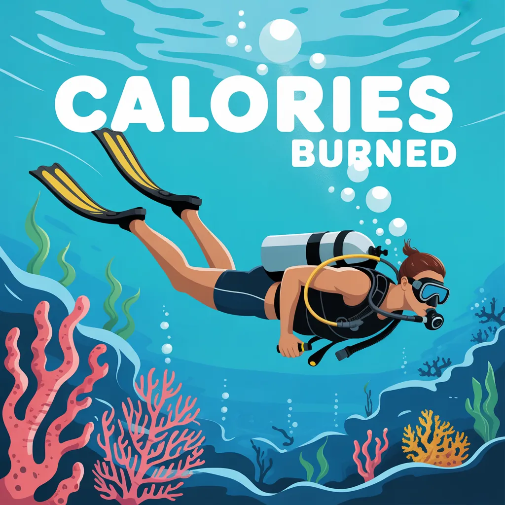 how many calories do you burn scuba diving