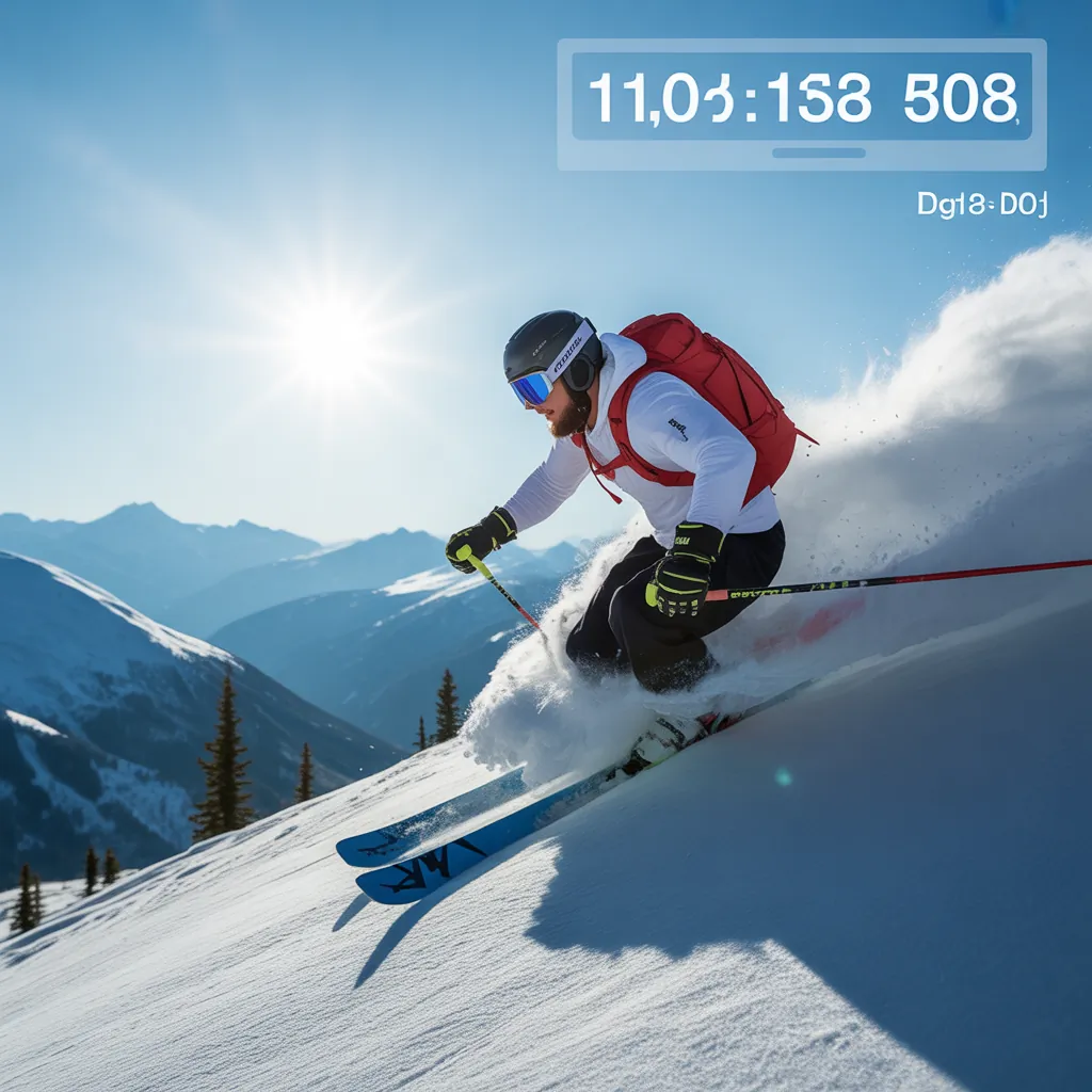 how many calories do you burn skiing