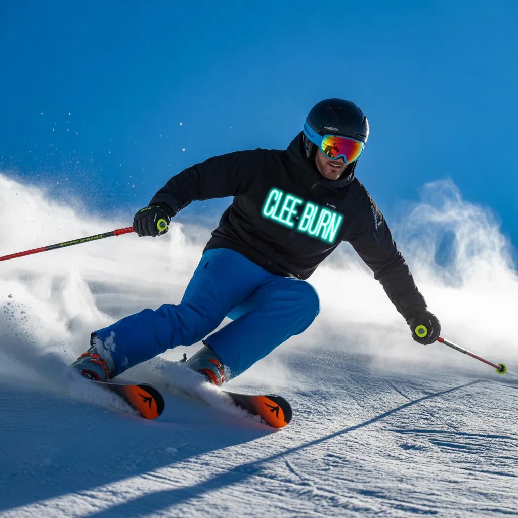 how many calories do you burn skiing
