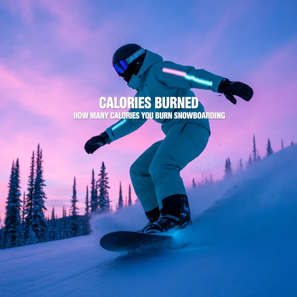 how many calories do you burn snowboarding