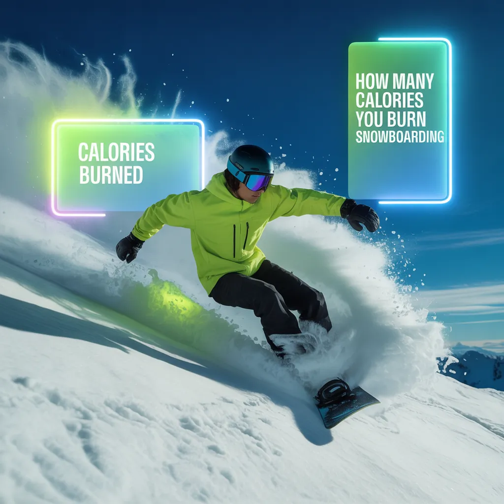 how many calories do you burn snowboarding