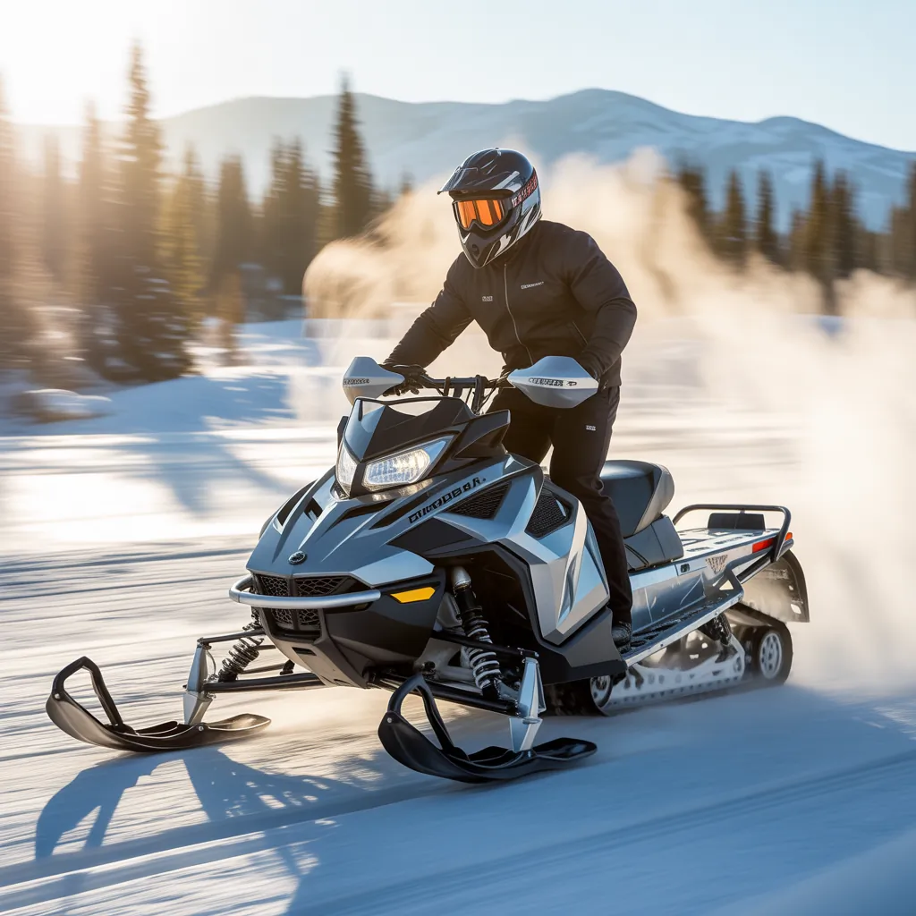 how many calories do you burn snowmobiling