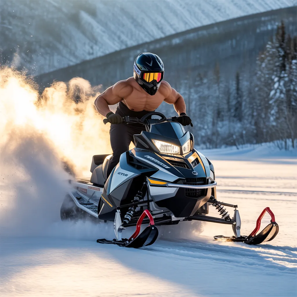 how many calories do you burn snowmobiling