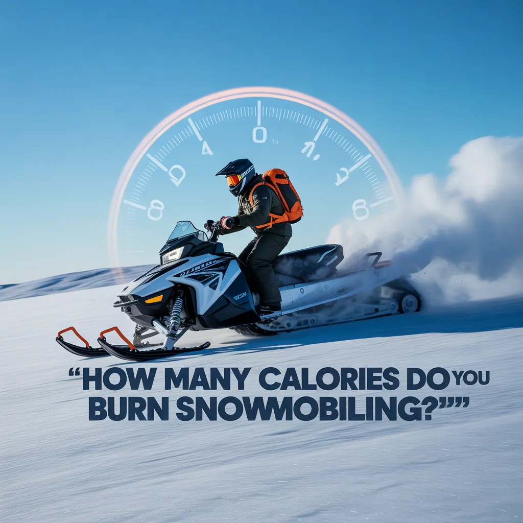 how many calories do you burn snowmobiling