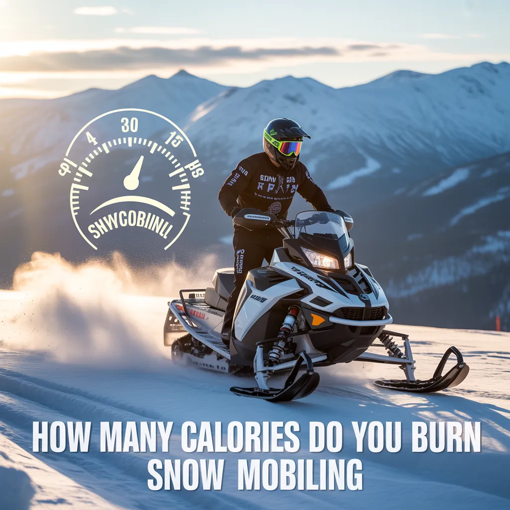 how many calories do you burn snowmobiling