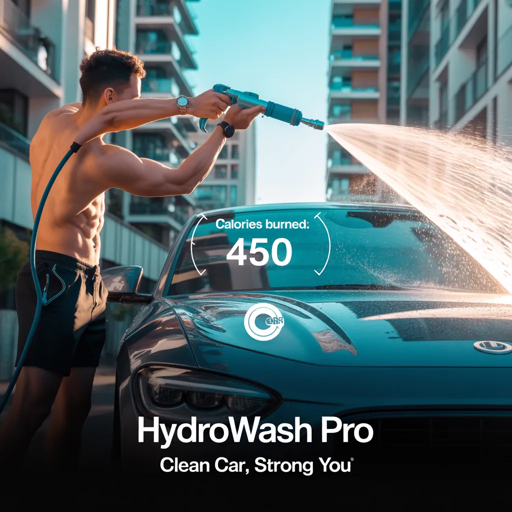 how many calories do you burn washing the car