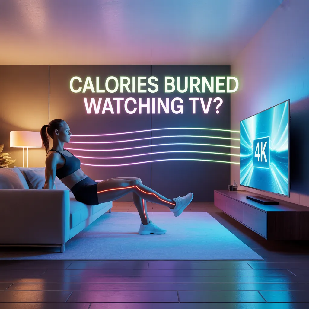 how many calories do you burn watching tv