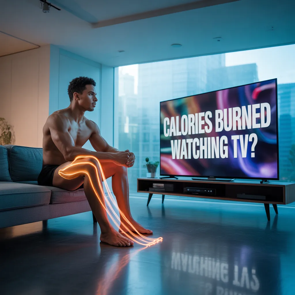 how many calories do you burn watching tv