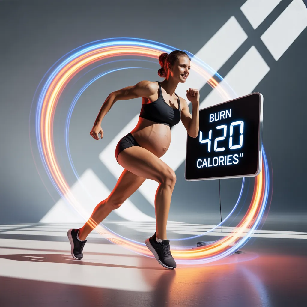 how many calories do you burn while giving birth
