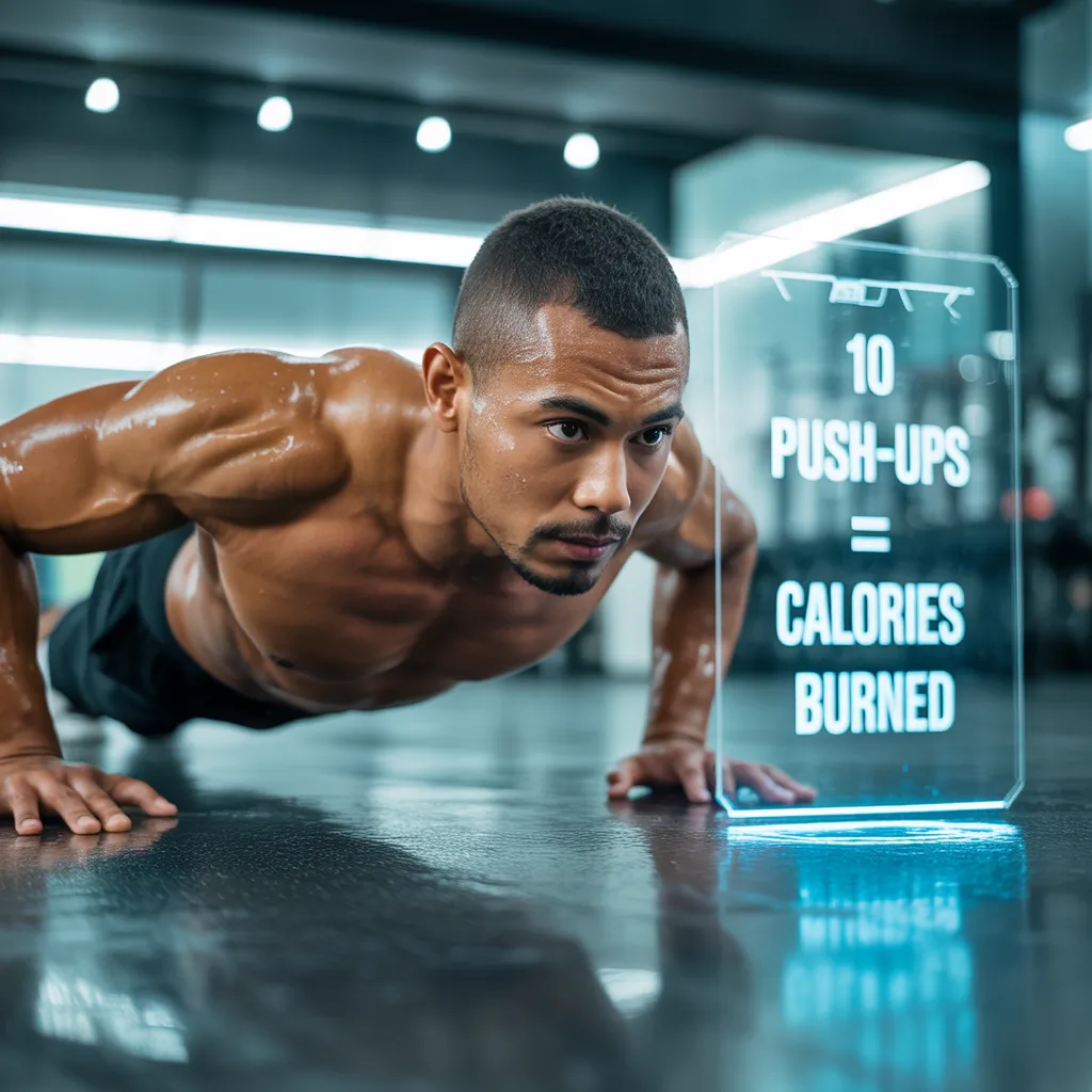 how many calories does 10 push ups burn