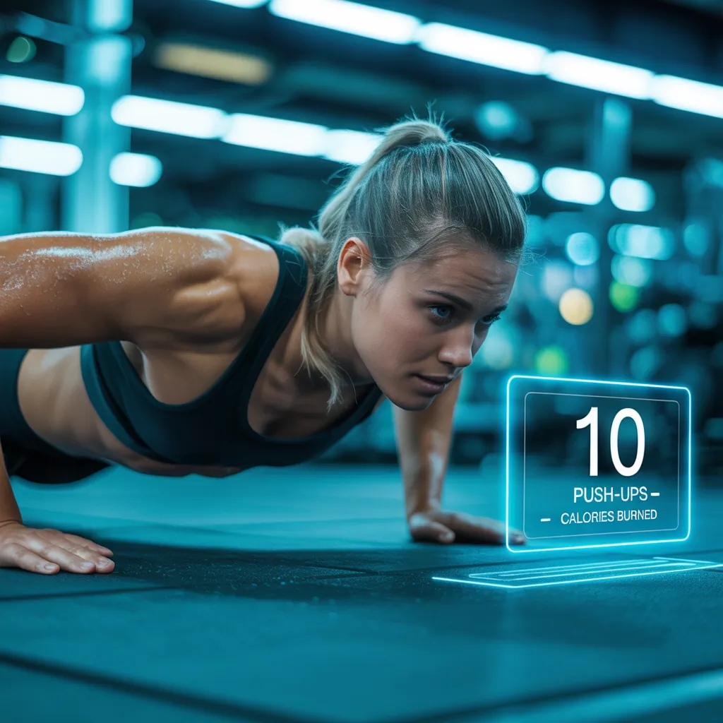 how many calories does 10 push ups burn
