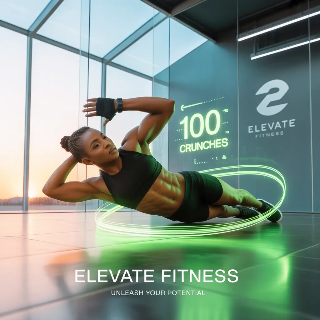 how many calories does 100 crunches burn