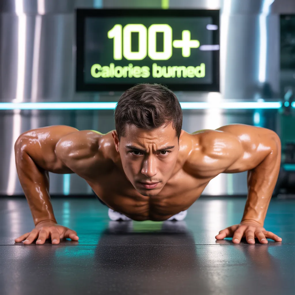 how many calories does 100 crunches burn