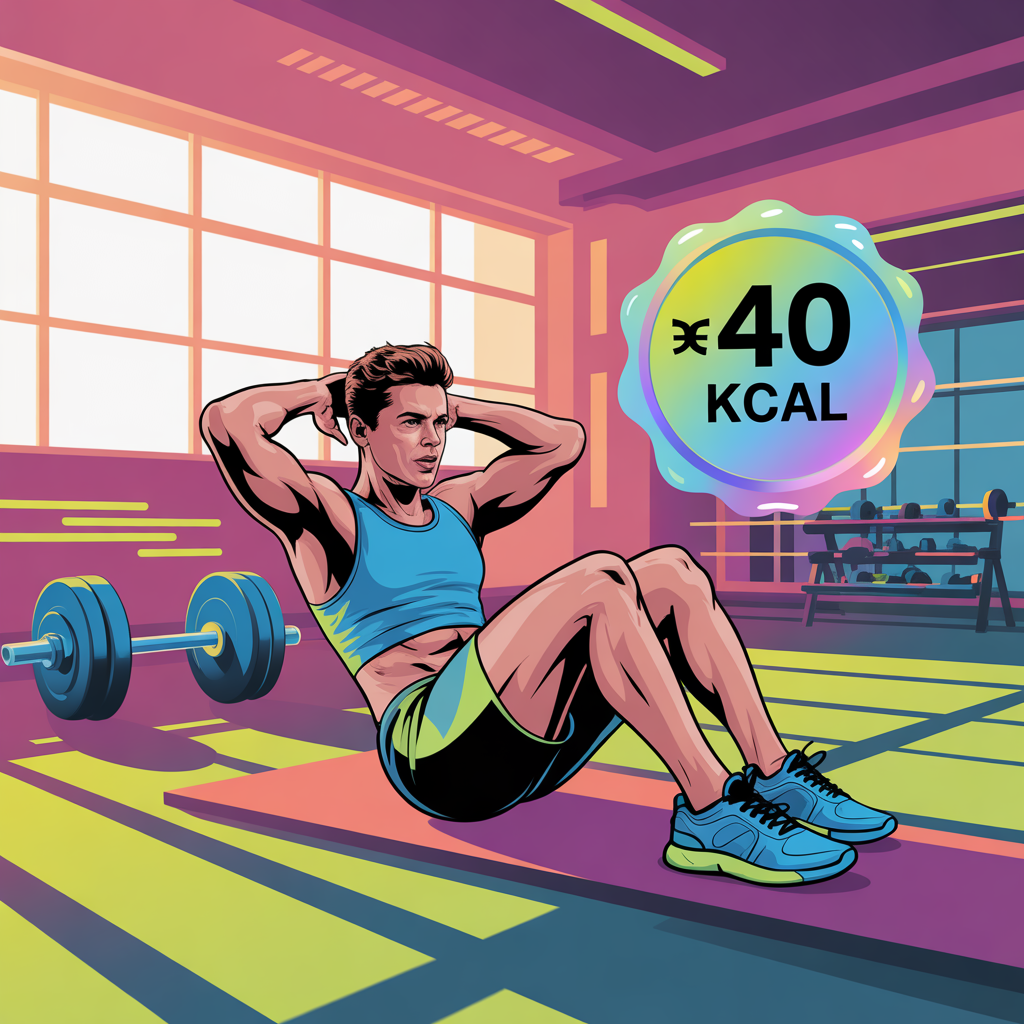 how many calories does 100 sit ups burn