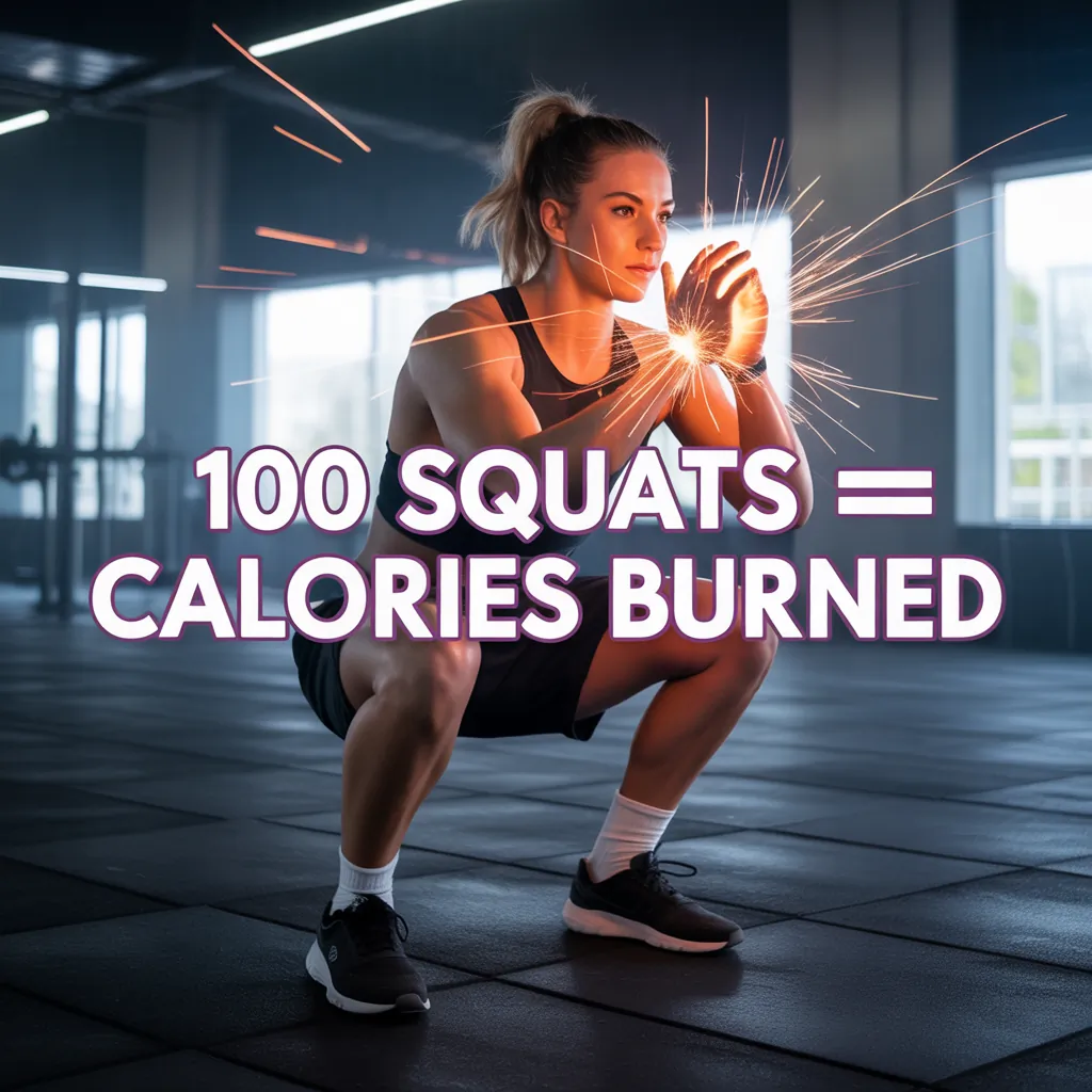 how many calories does 100 squats burn