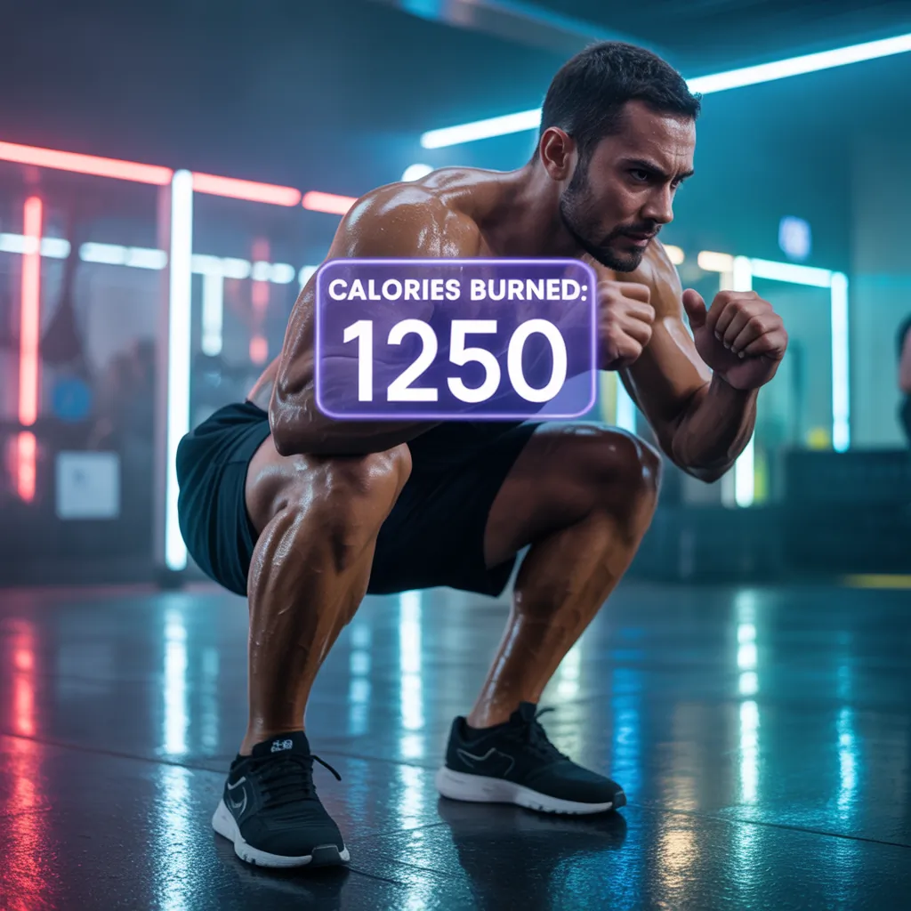 how many calories does 100 squats burn