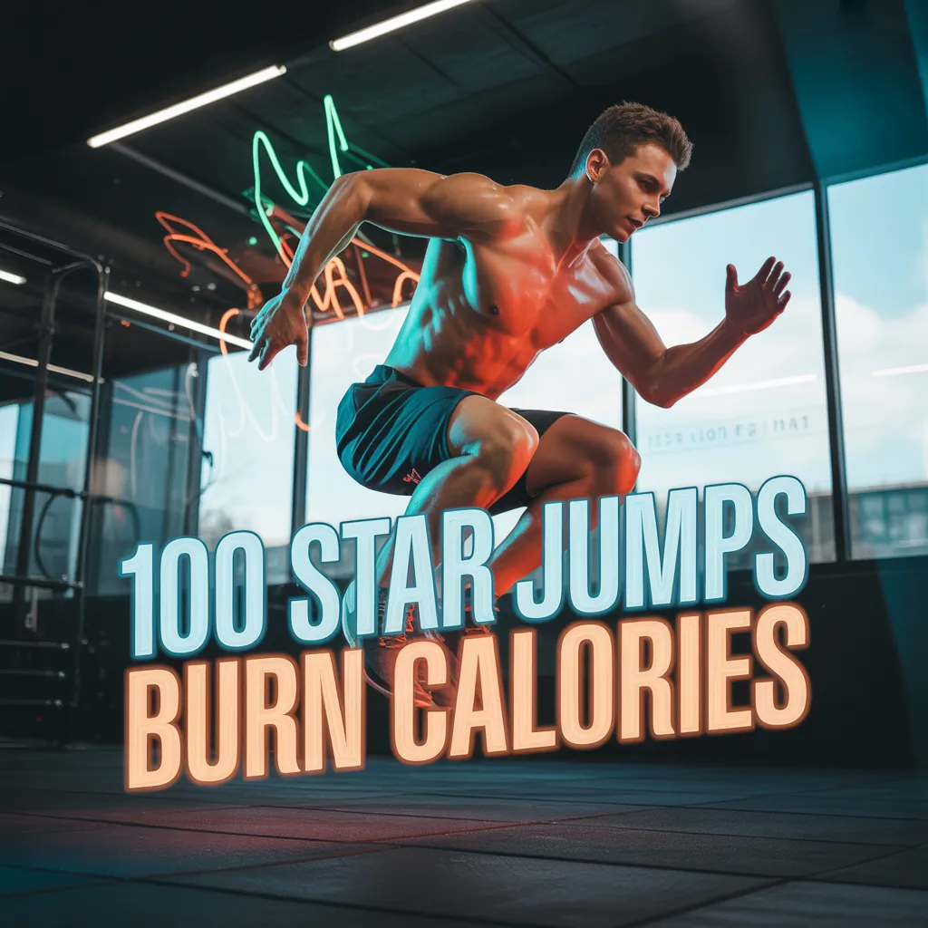 how many calories does 100 star jumps burn