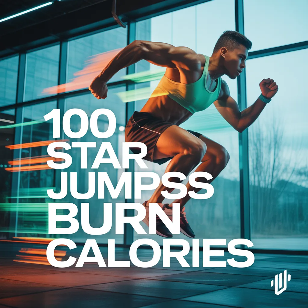 how many calories does 100 star jumps burn
