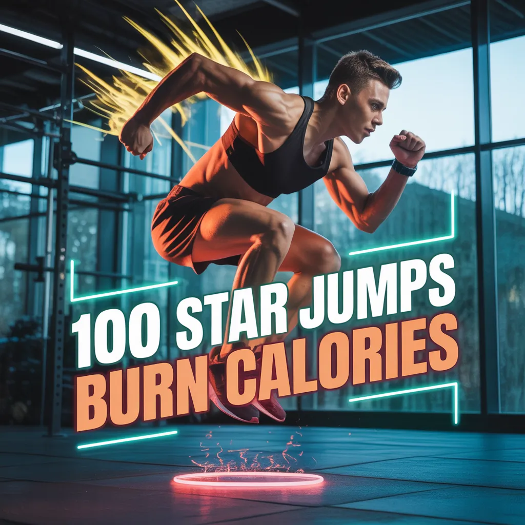 how many calories does 100 star jumps burn