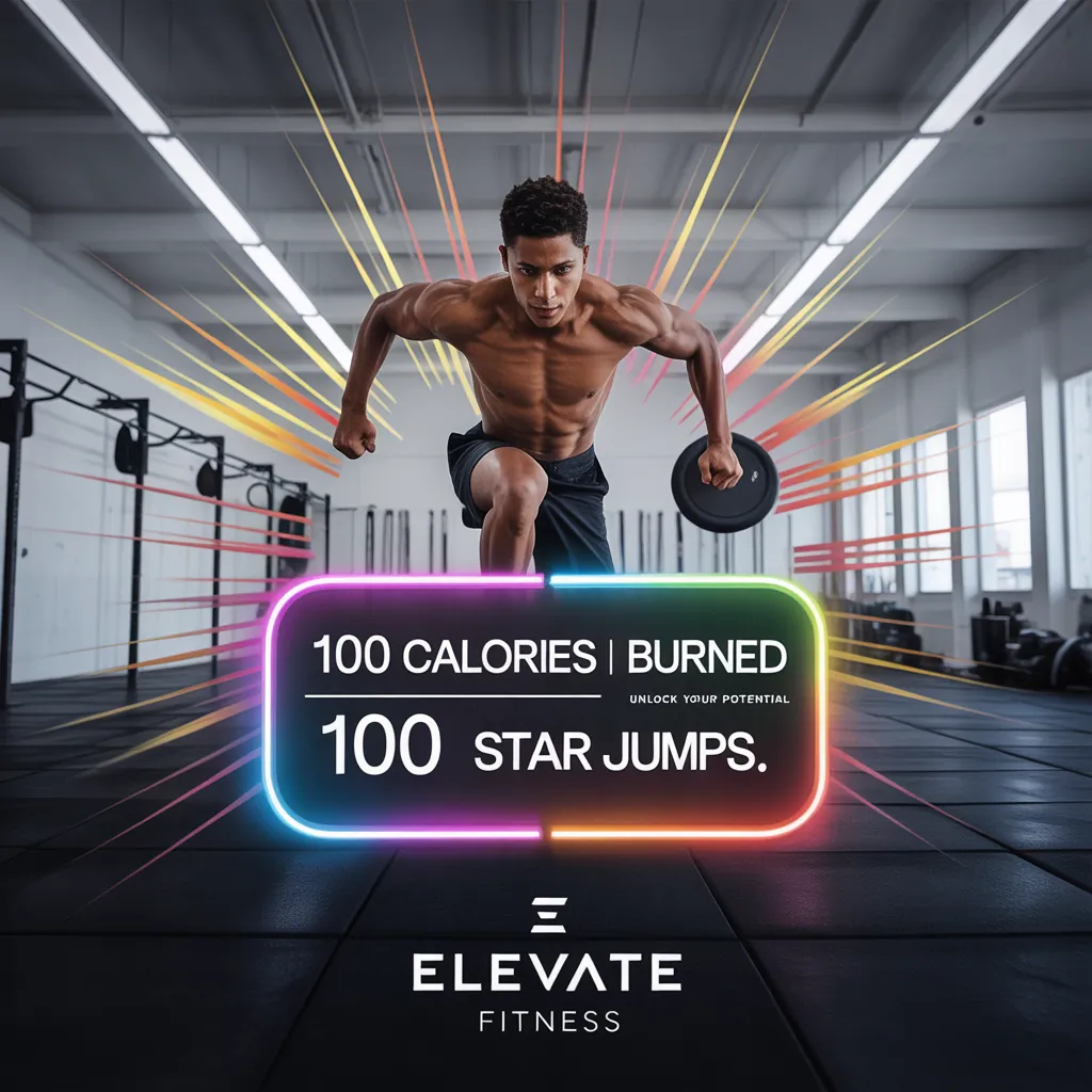 how many calories does 100 star jumps burn